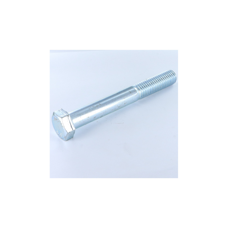 Corps de boulon filetage partiel Tête hexagonale TH M12X130 Classe 8.8 Acier zin